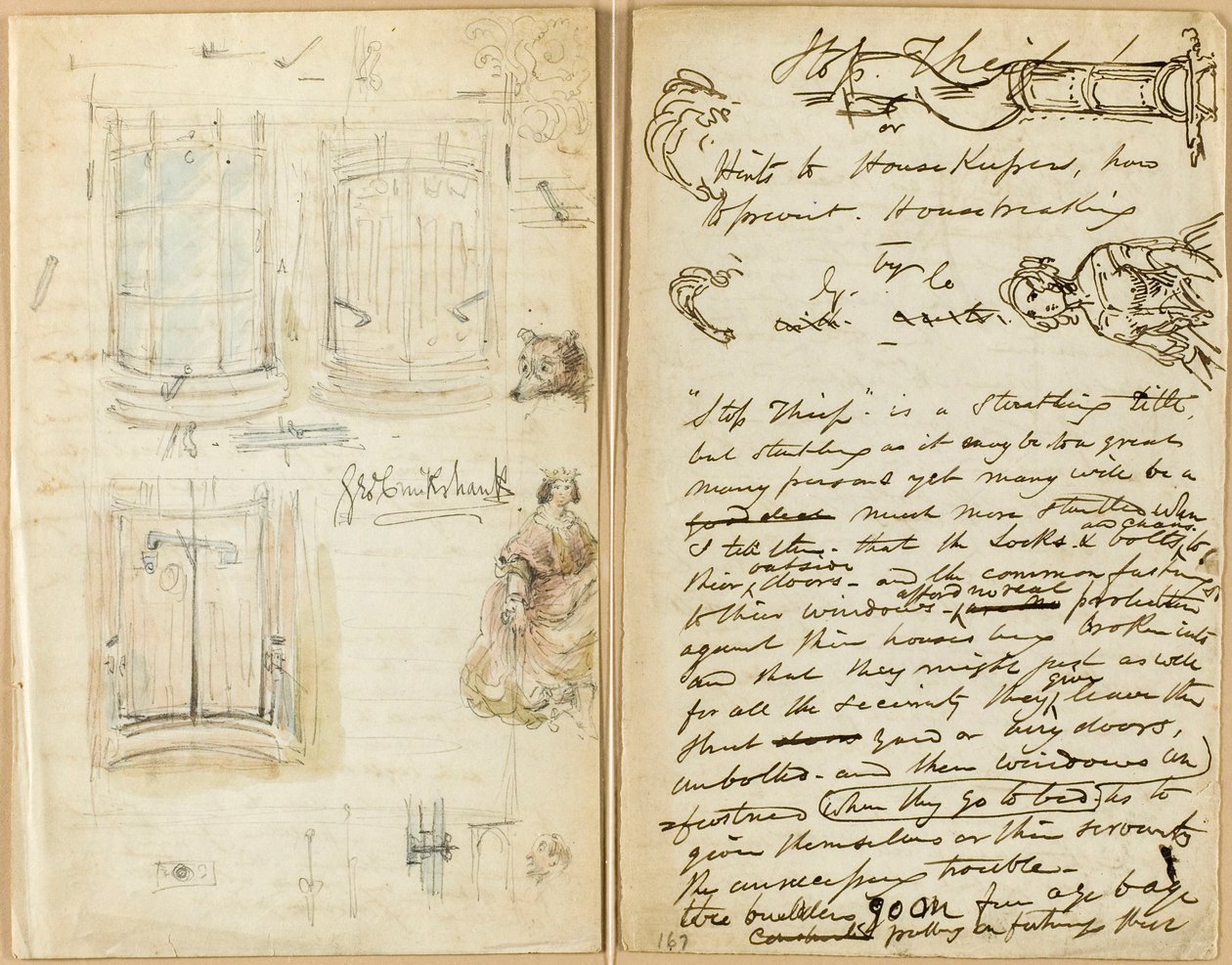 Levél: Állítsd meg a tolvajt alkotó: George Cruikshank