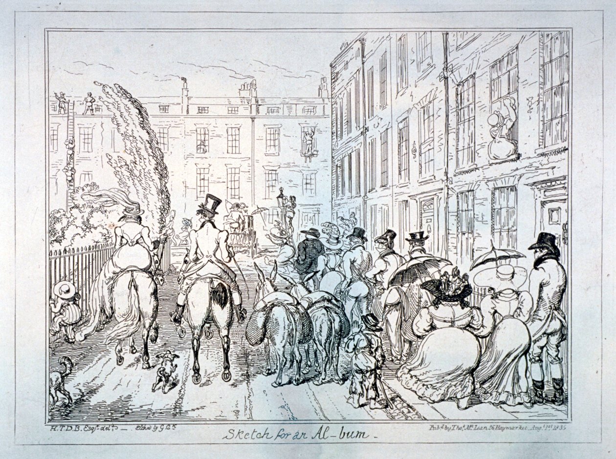 „Sketch for an-Bum”, 1835. alkotó: George Cruikshank