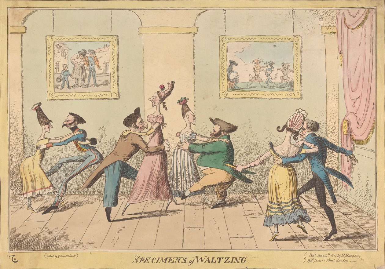 Waltzing példányai alkotó: George Cruikshank