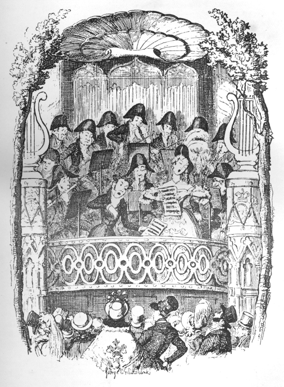 Vauxhall Gardens by Day, 1900. alkotó: George Cruikshank