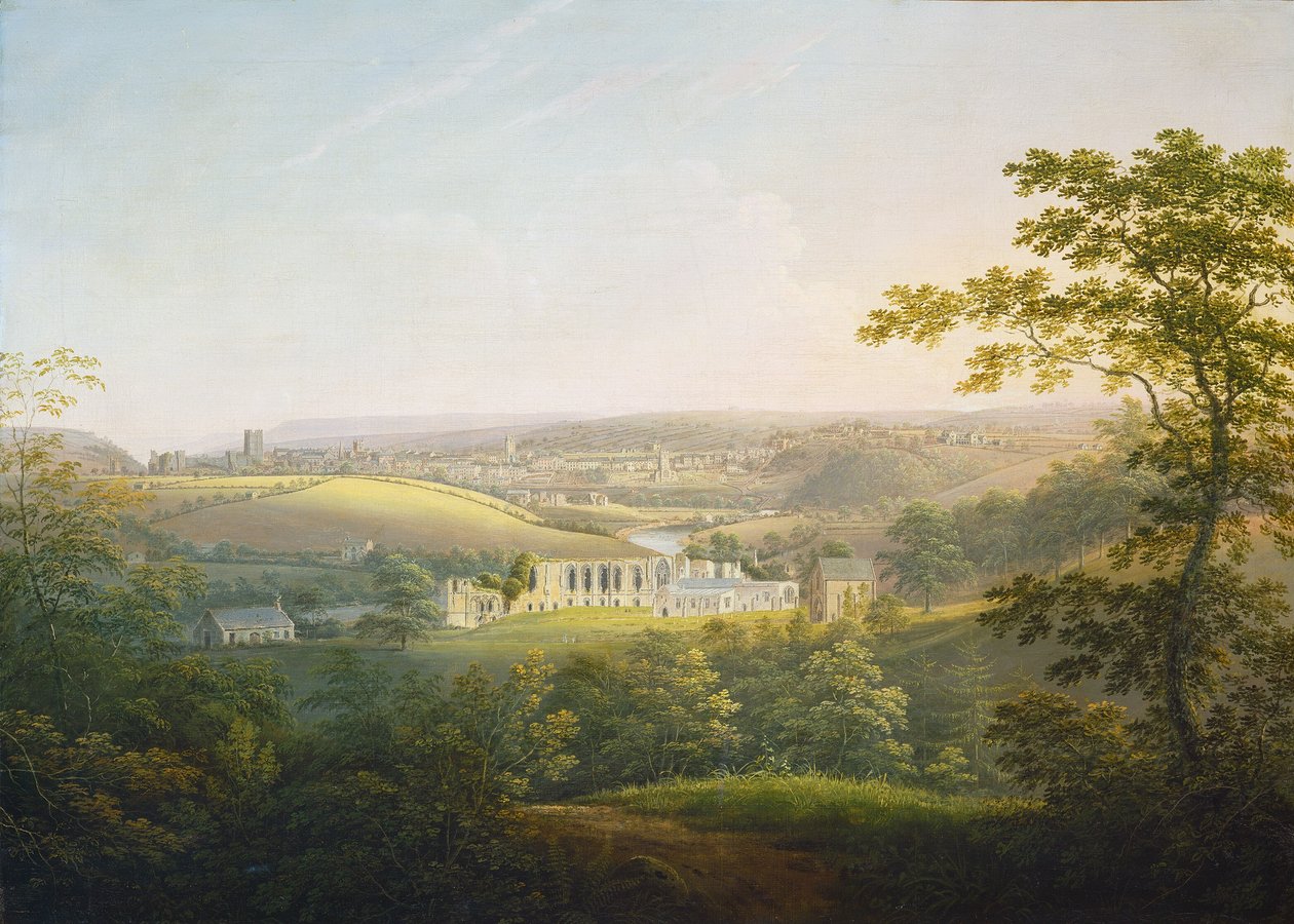 Eastby Abbey, Richmond közelében, kb. 18211854. alkotó: George Cuitt