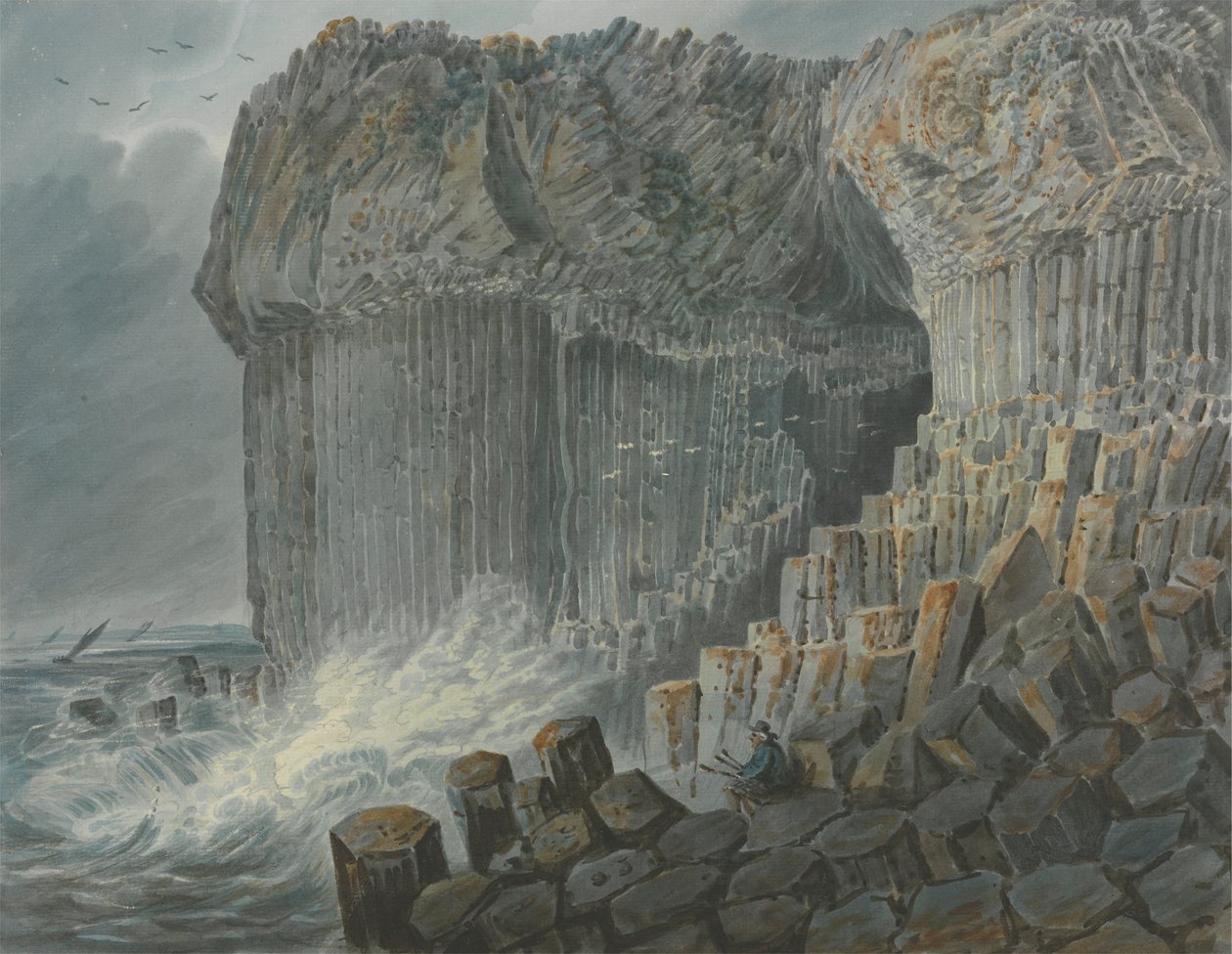 Fingal-barlang, Staffa alkotó: George Cuitt