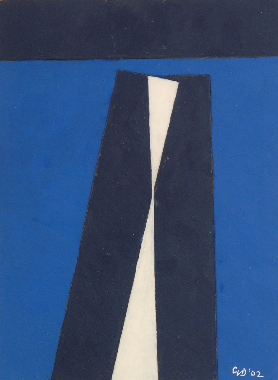 White Thrust, 2002 (olaj a kártyán) alkotó: George Dannatt