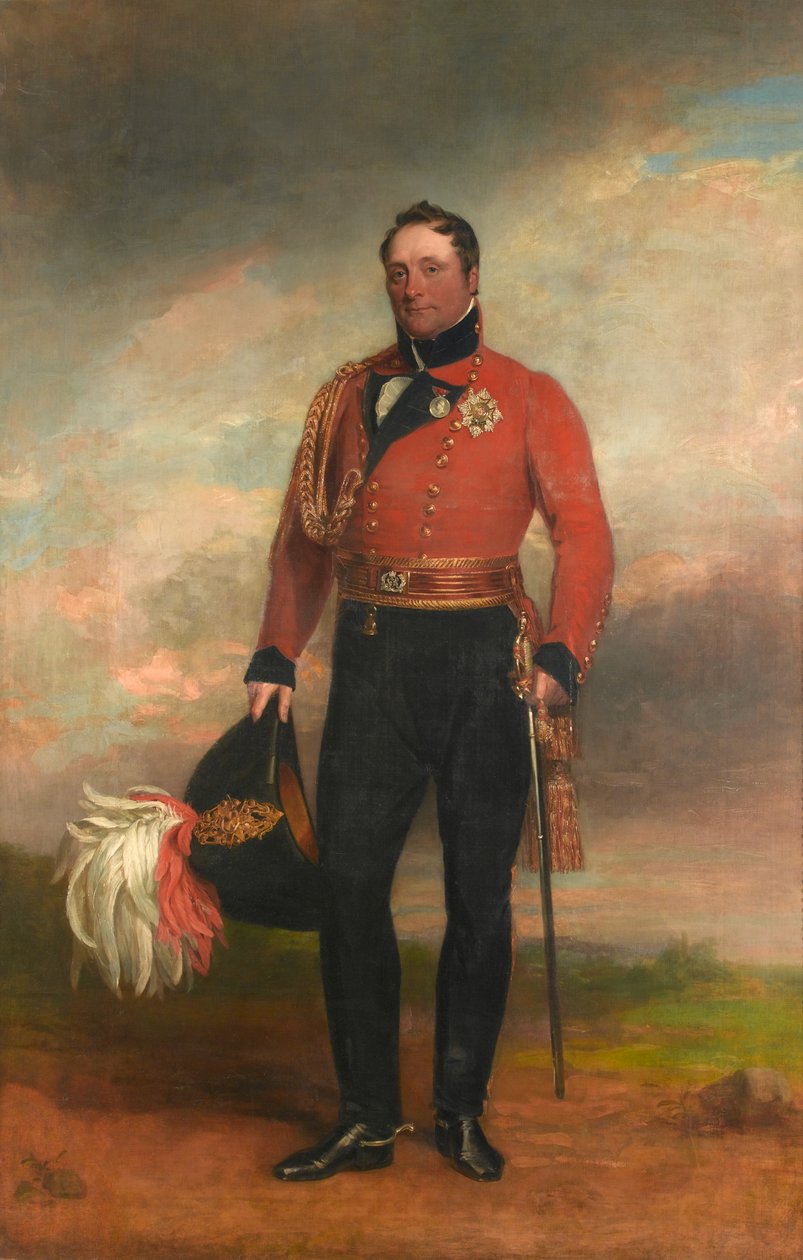 Rowland altábornagy, Lord Hill, 1819 körül alkotó: George Dawe