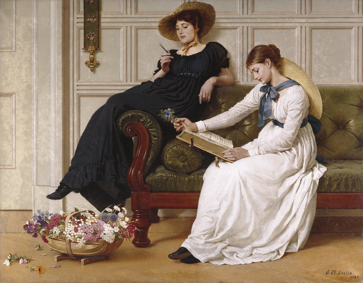 A virágok nyelve alkotó: George Dunlop Leslie