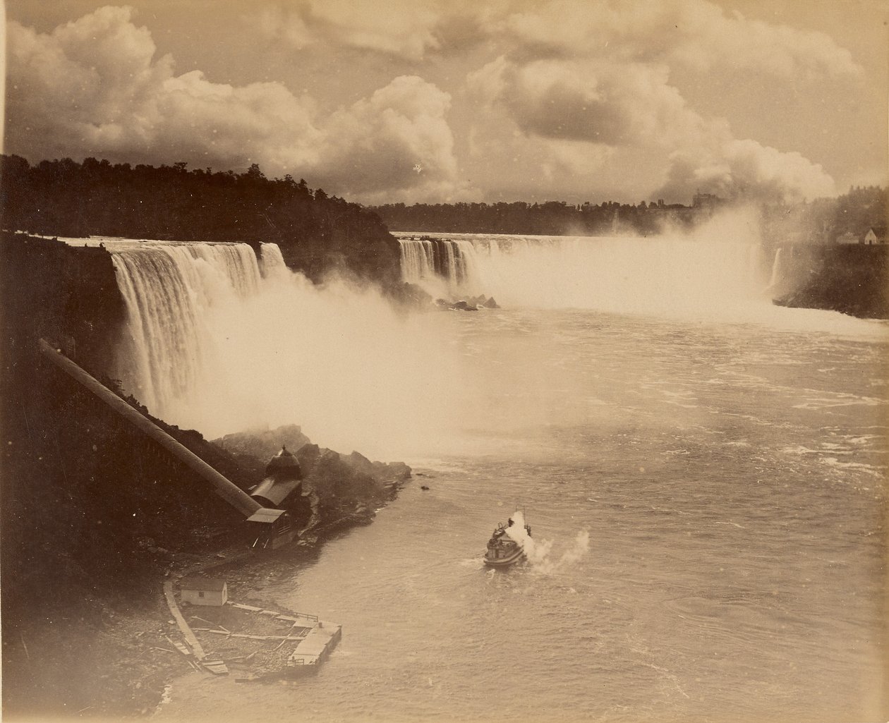 Niagara vízesés alkotó: George E. Curtis
