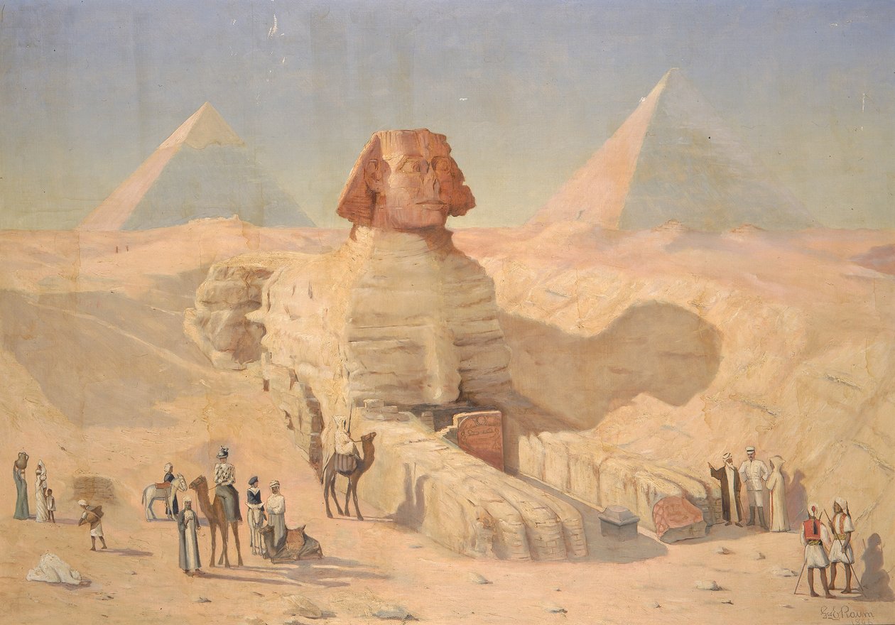 A szfinx, 1896. alkotó: George E. Raum