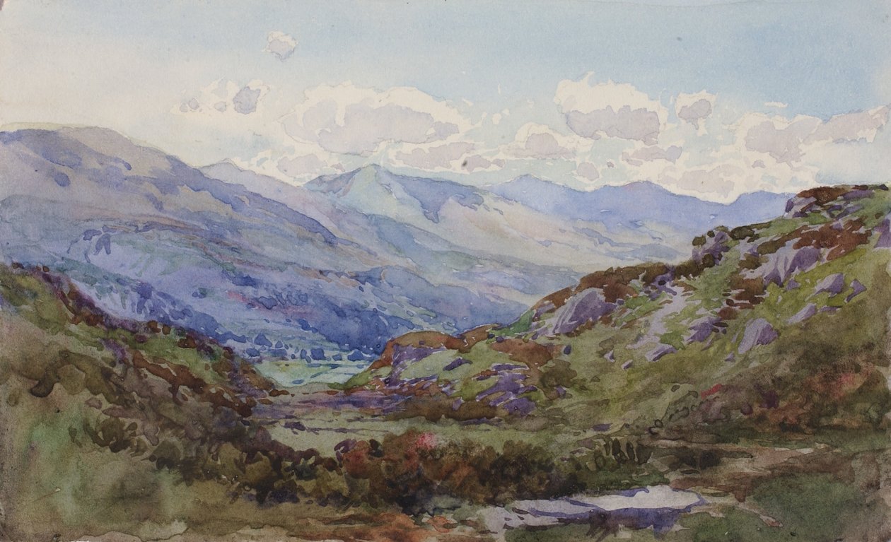 Pont-y-Pant fölött alkotó: George Elbert Burr
