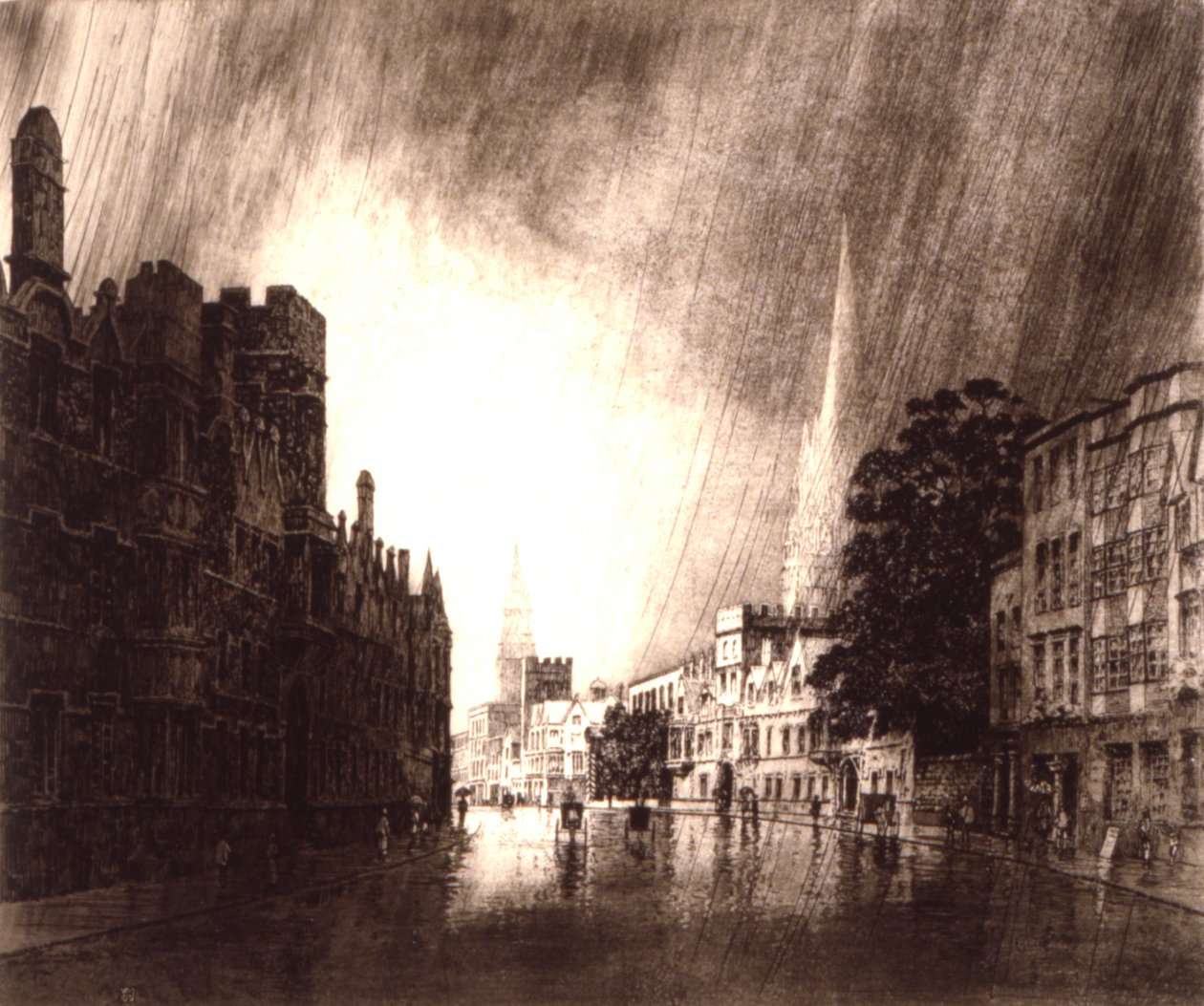 High Street, Oxford alkotó: George Elbert Burr