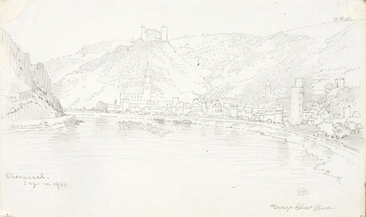 Oberwesel alkotó: George Elbert Burr