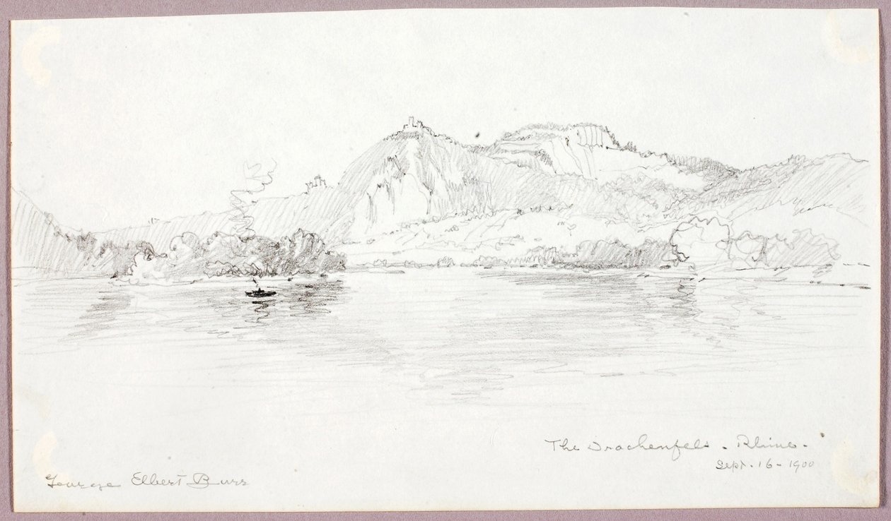 Drachenfels, Rajna alkotó: George Elbert Burr