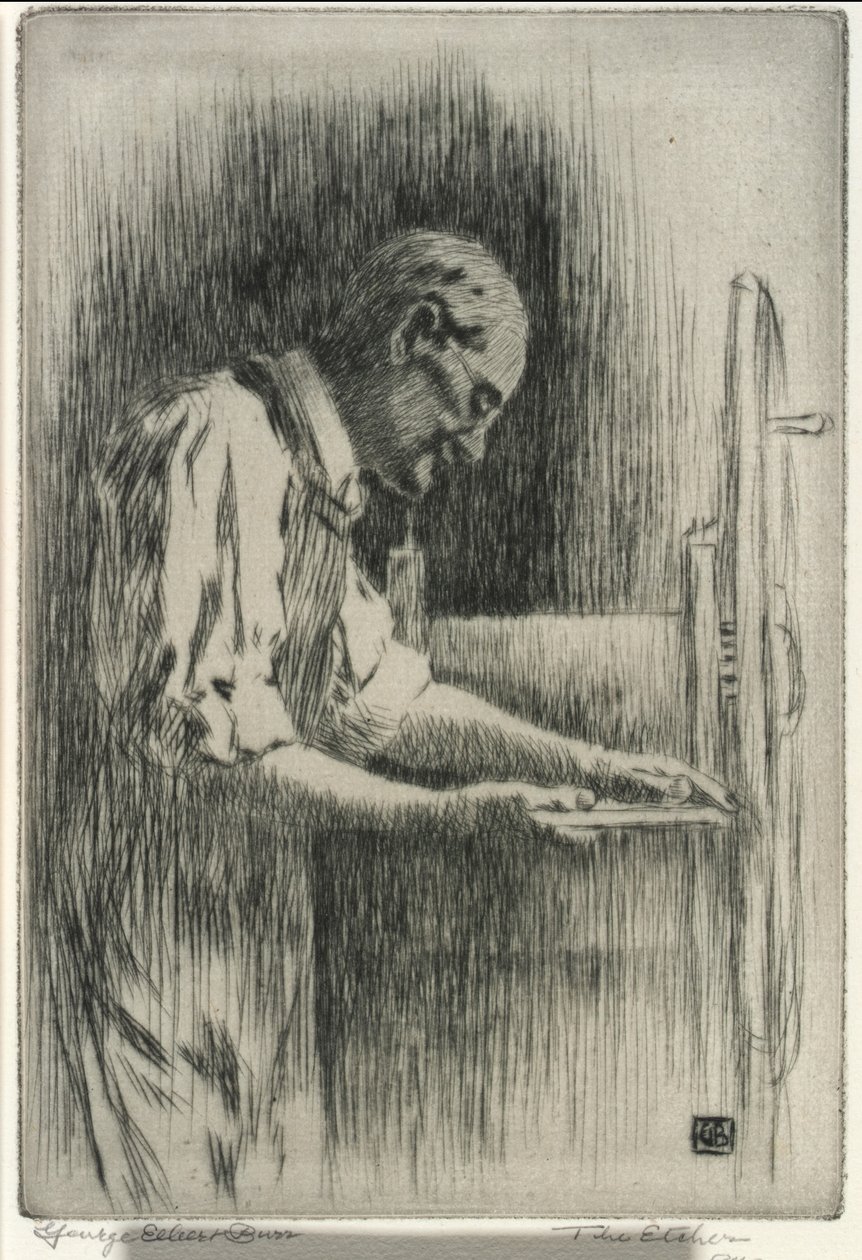 A marógép alkotó: George Elbert Burr