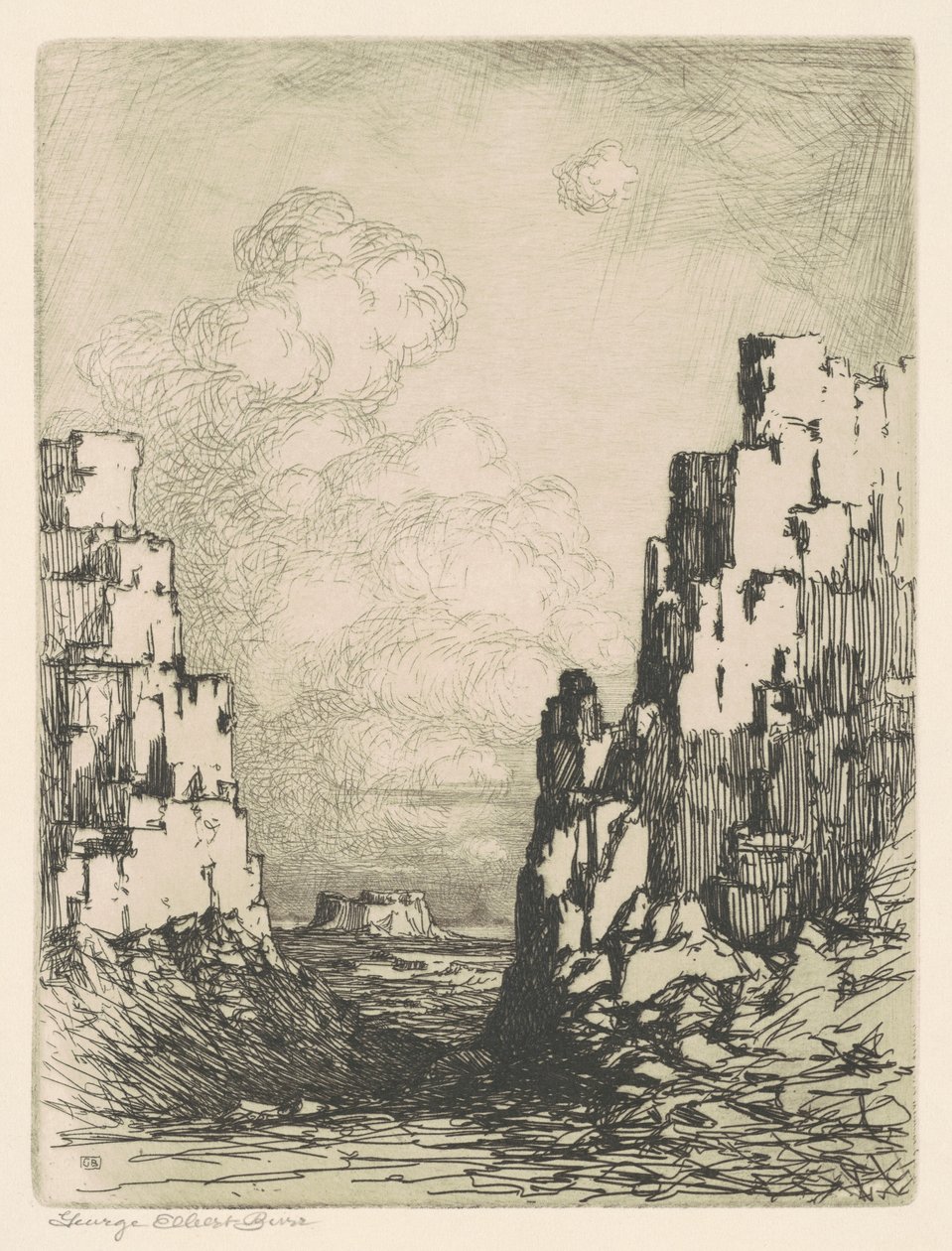 A kis kanyon alkotó: George Elbert Burr