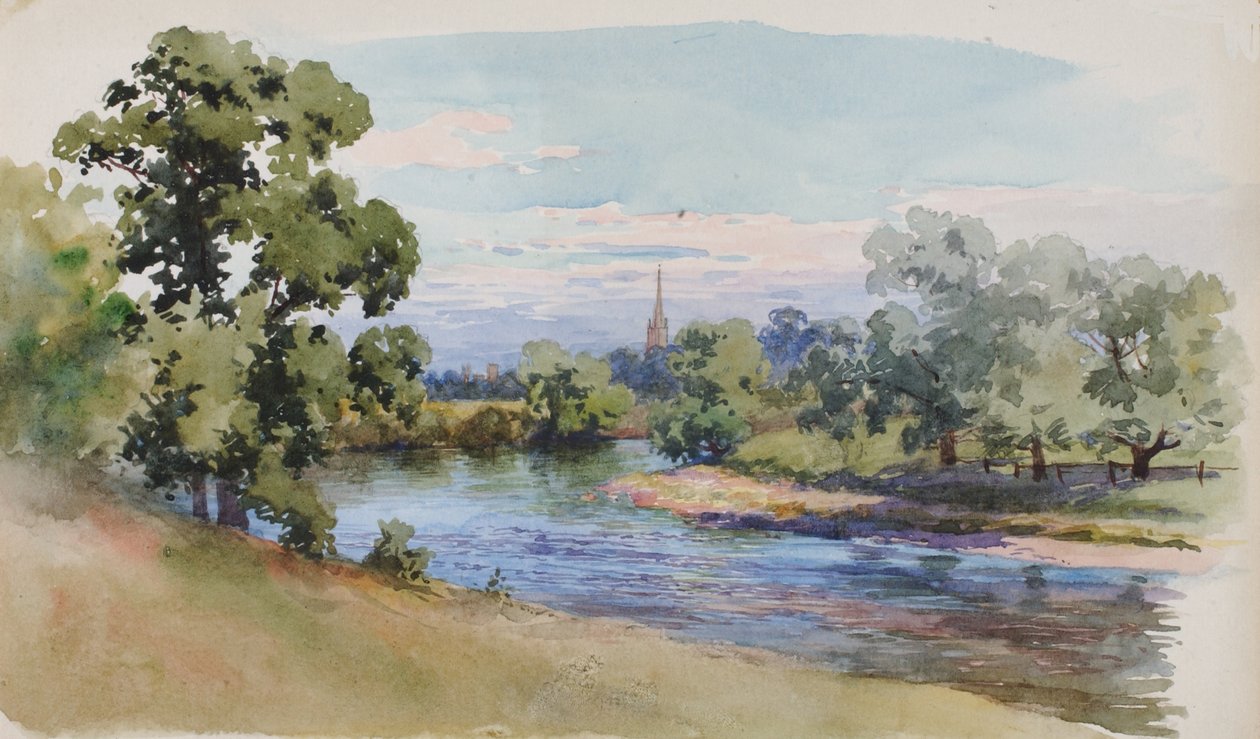 A Wye Ross mellett, 1899. alkotó: George Elbert Burr