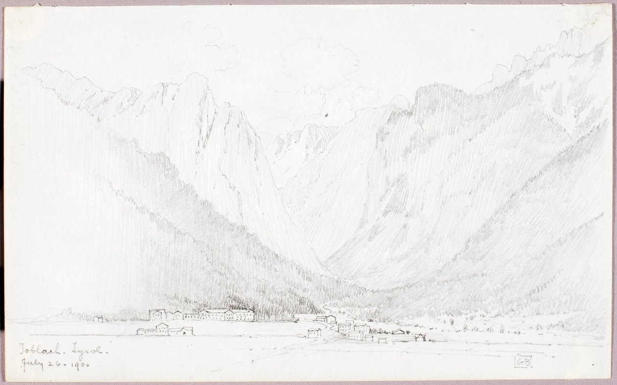Toblach, Tirol alkotó: George Elbert Burr