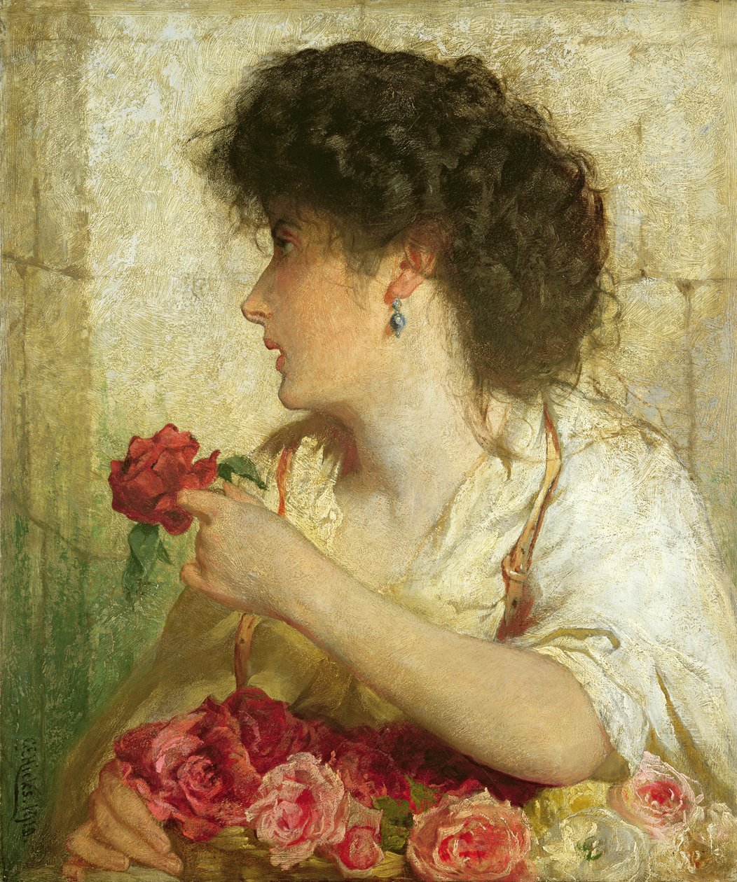 Nyári rózsa, 1910 alkotó: George Elgar Hicks