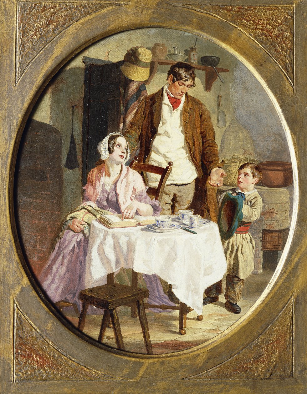 Családi fiókok, alkotó: George Elgar Hicks