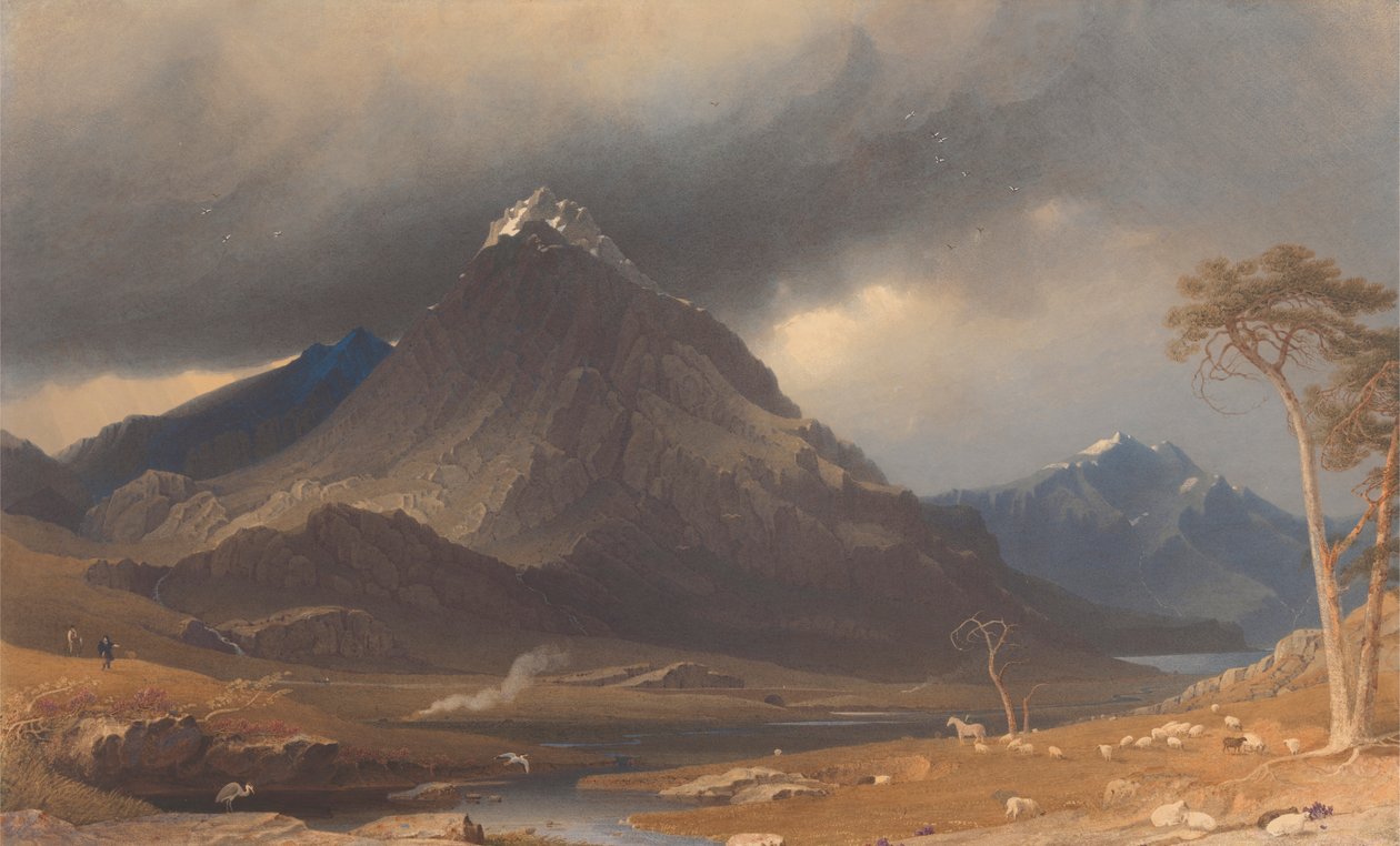Tryfan, Carnarvonshire alkotó: George Fennell Robson