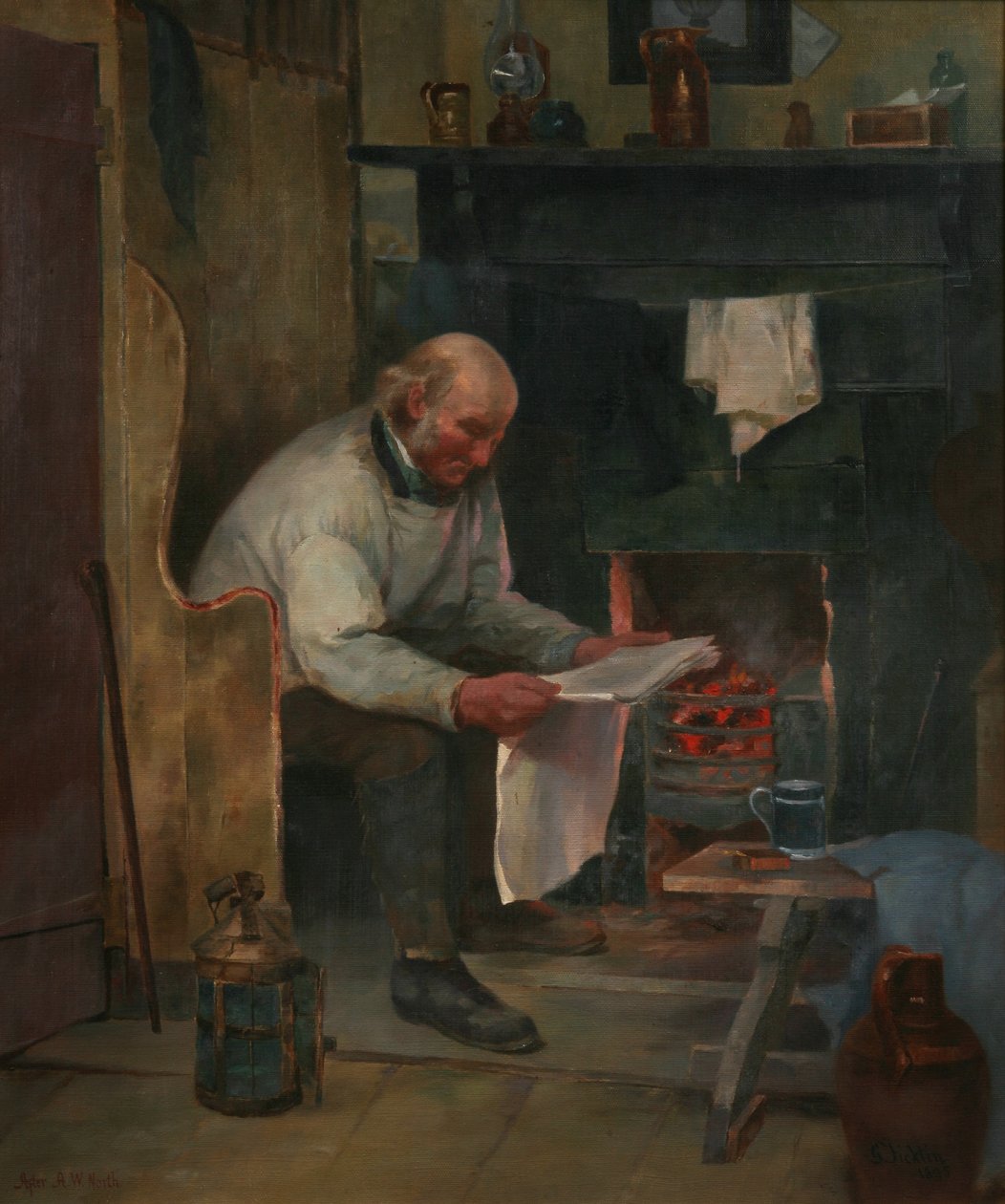 Elégedettség, 1895 alkotó: George Ficklin