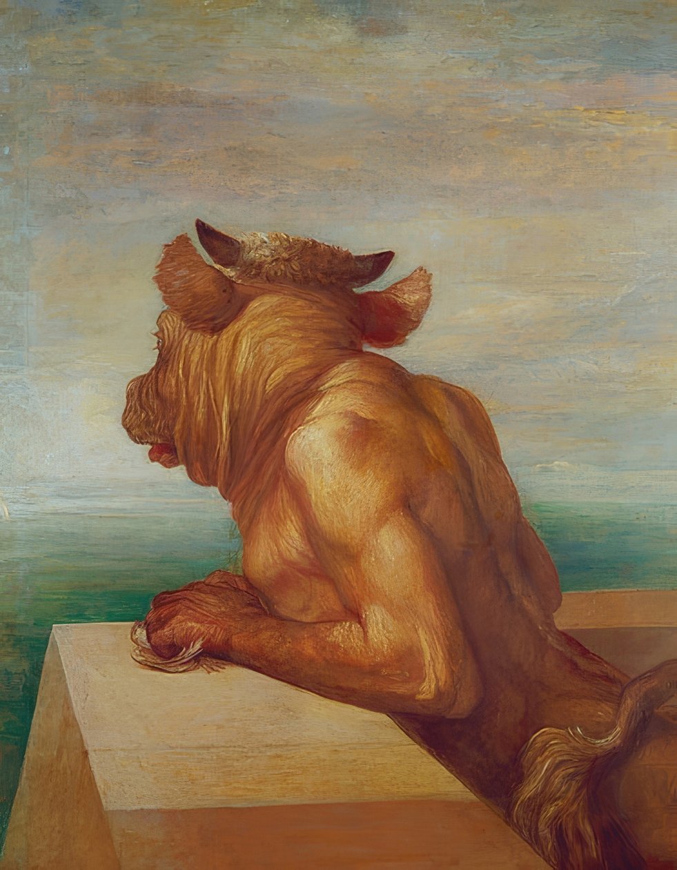 A Minotaurusz. 1885 alkotó: George Frederick Watts