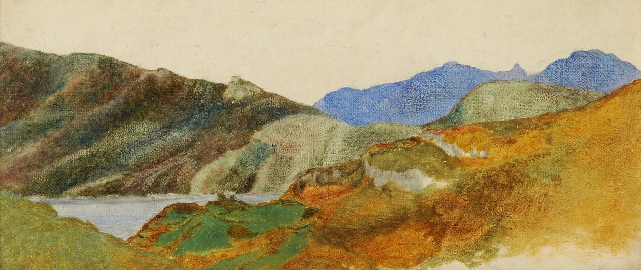 Hegyi táj, 1843-47 alkotó: George Frederick Watts