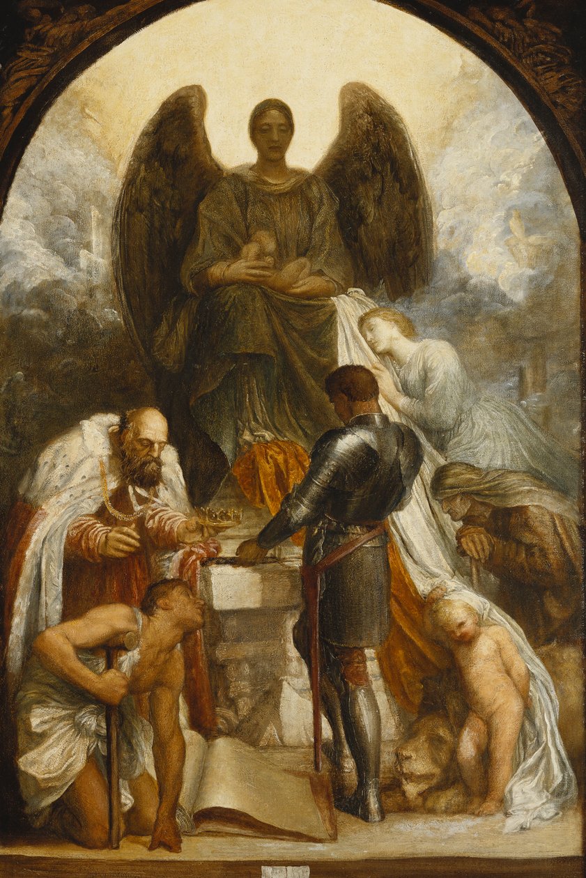 A halál angyala, alkotó: George Frederick Watts