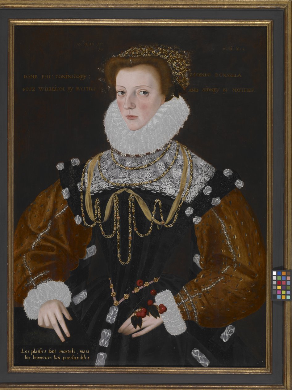 Lady Philippa Coningsby (olaj, fa) alkotó: George Garrard