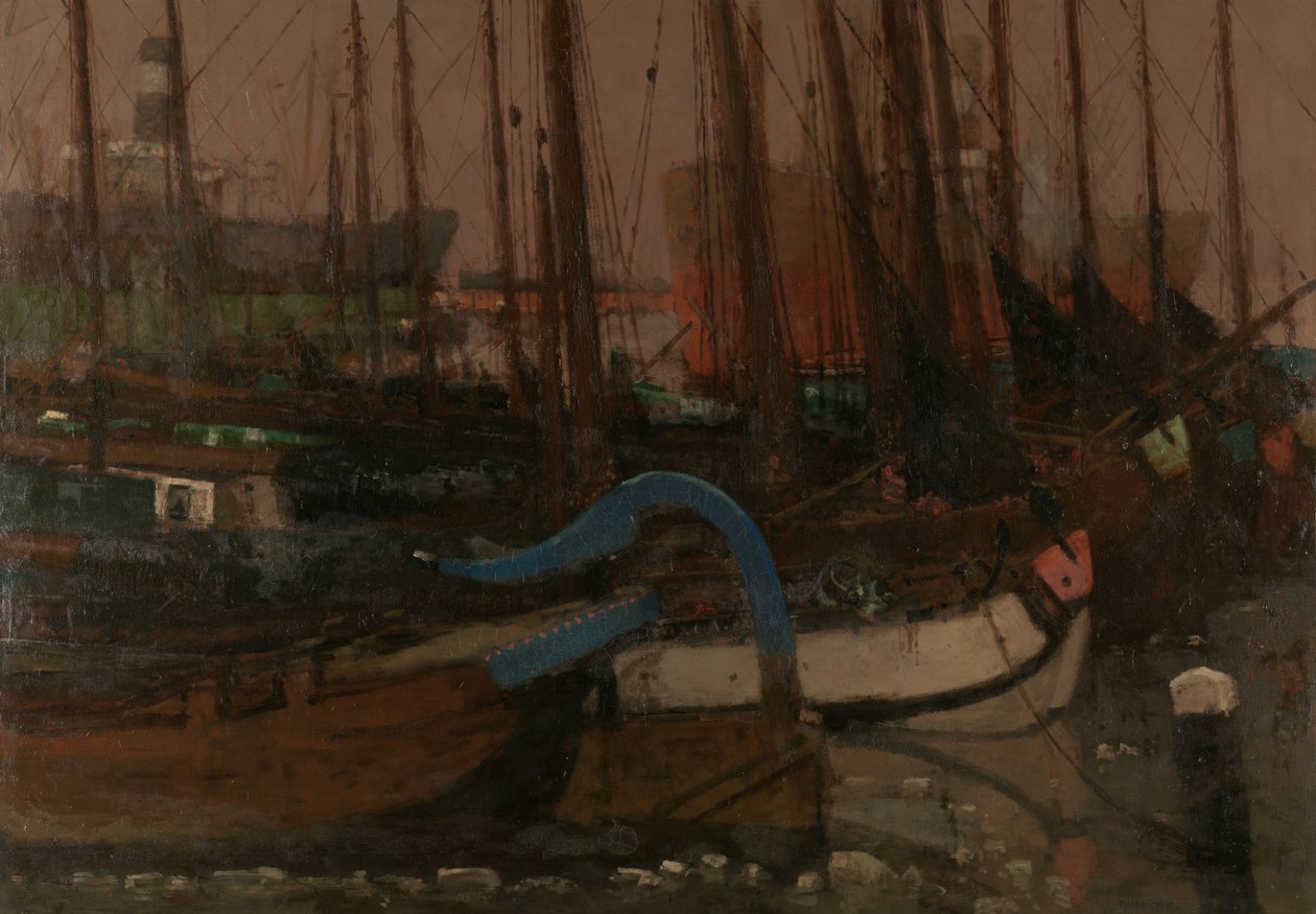 Hajók a jégben alkotó: George Hendrik Breitner