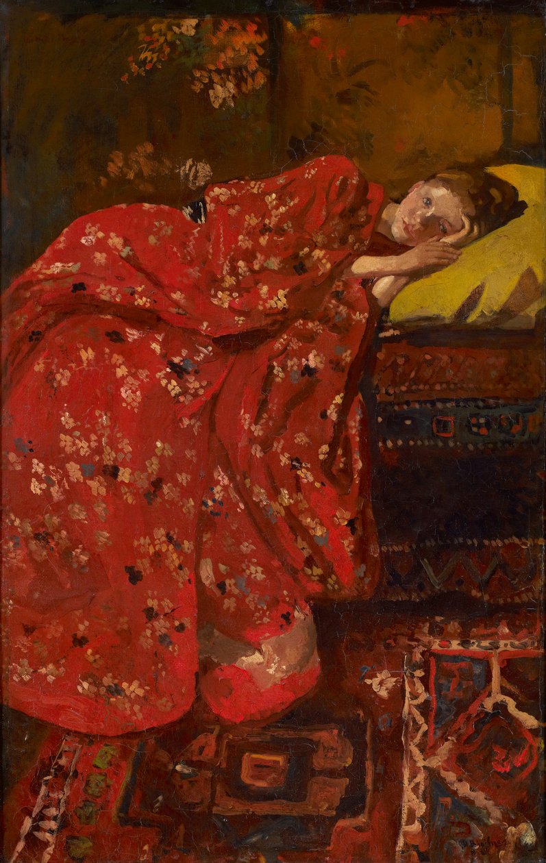 A vörös kimonó alkotó: George Hendrik Breitner