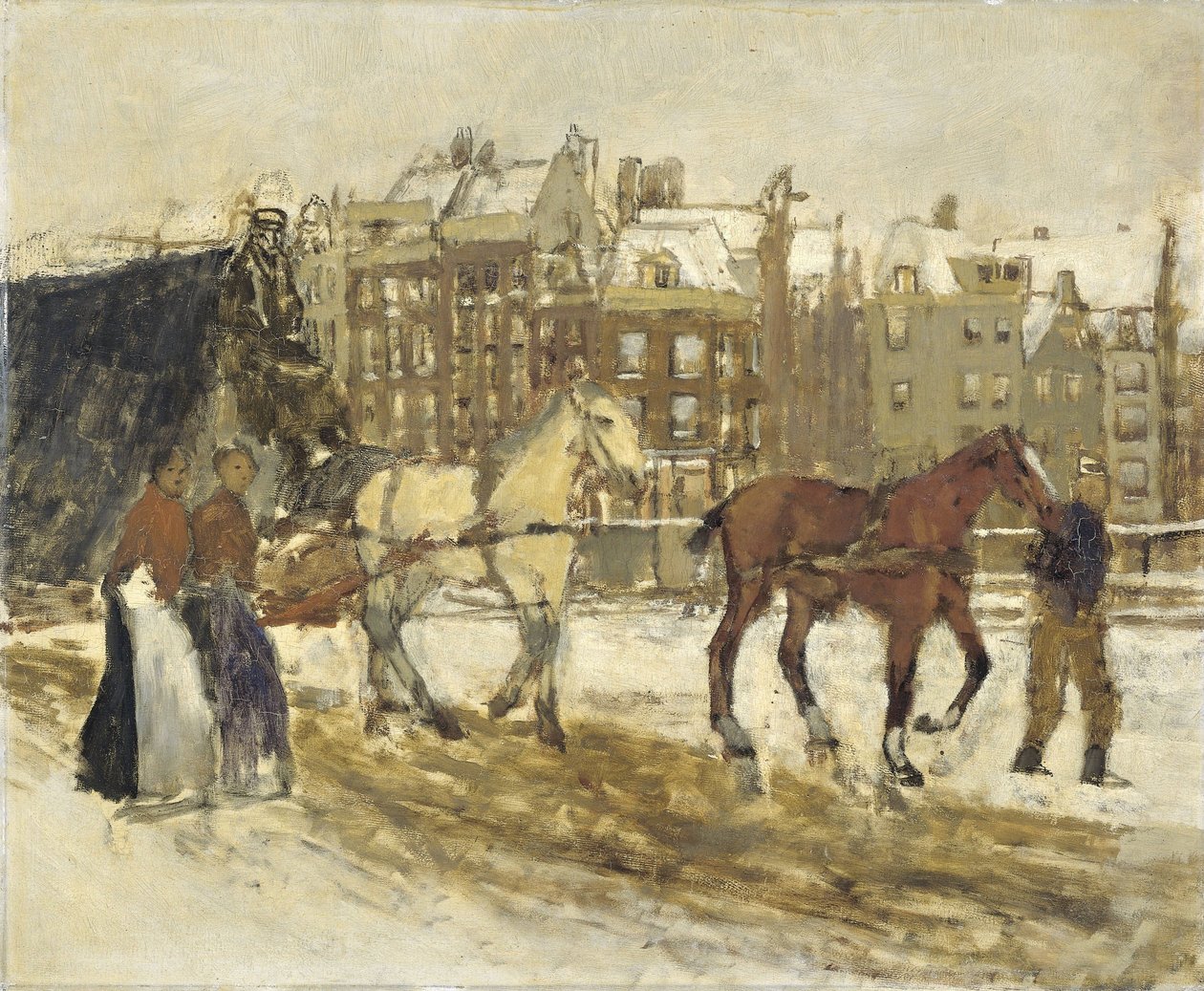 A Rokin, Amszterdam alkotó: George Hendrik Breitner