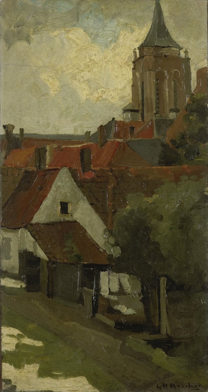 Gorkum tornya alkotó: George Hendrik Breitner