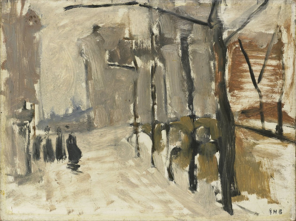 Megtekintés Hágában (?) alkotó: George Hendrik Breitner