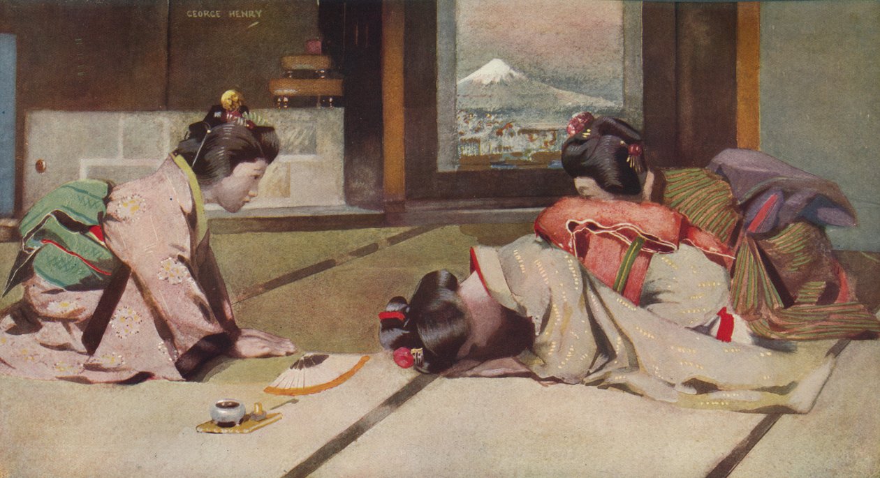 Üdvözlet, c1915 alkotó: George Henry