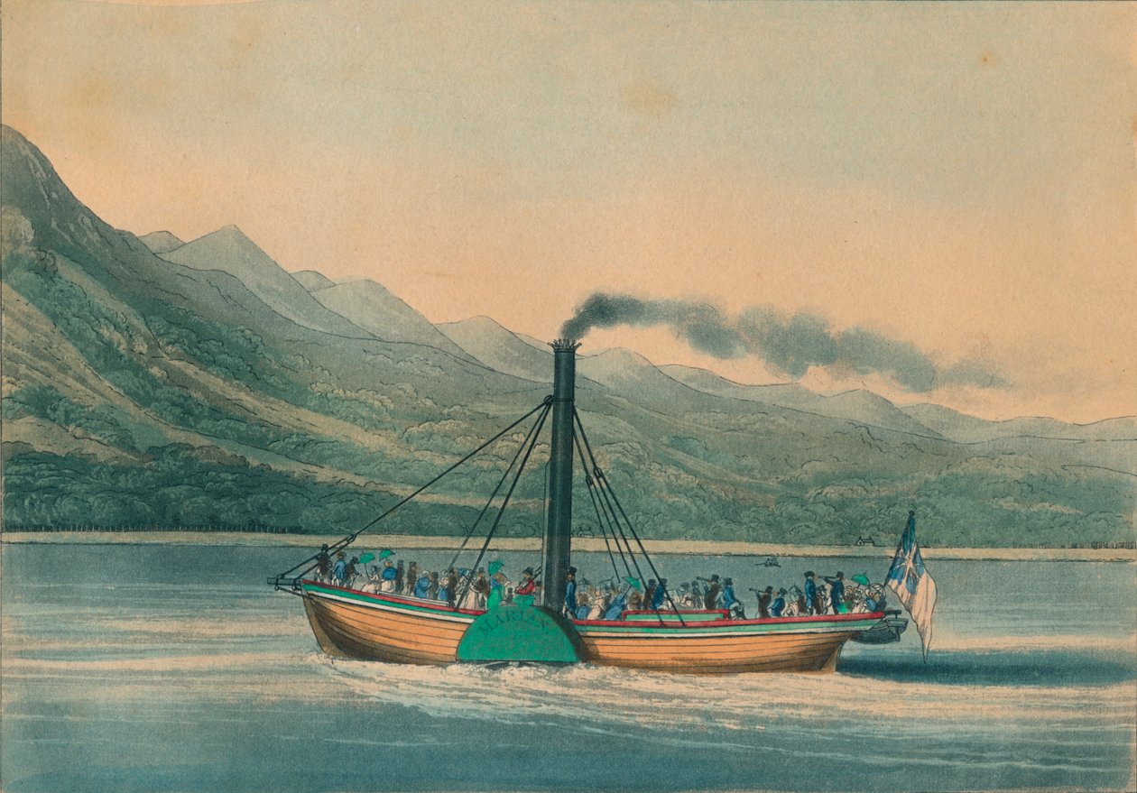 Kirándulás a Loch Lomondhoz, 1825. alkotó: George Hunt