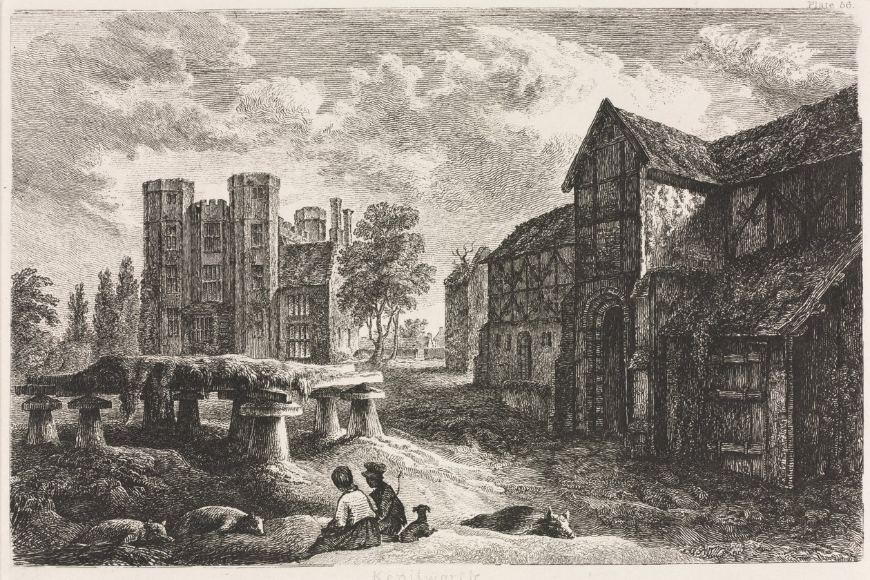 Kenilworth, 1827, megjelent 1848. alkotó: George II Cuitt