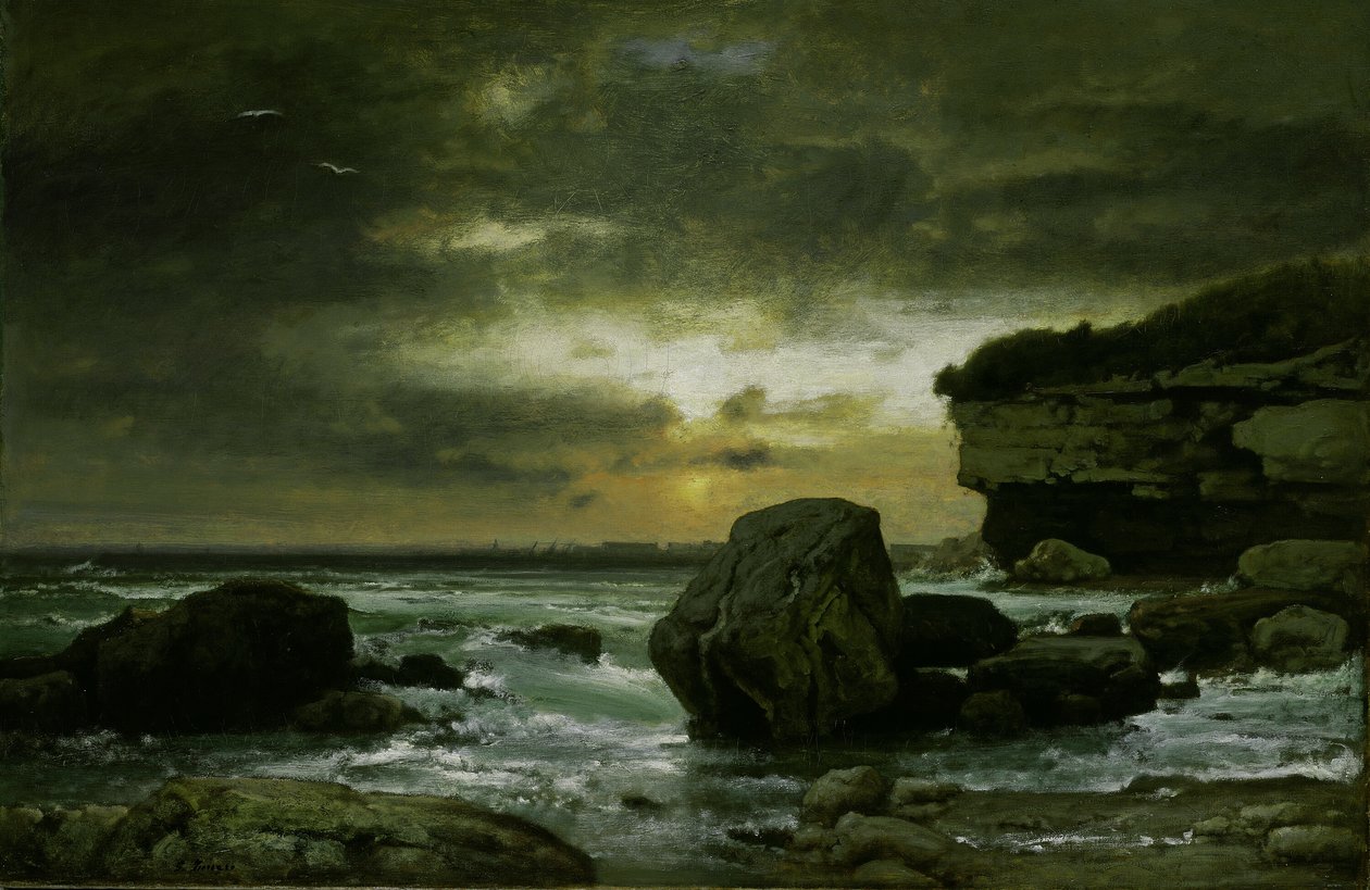 Egy tengerészgyalogos, c. 187475. alkotó: George Inness