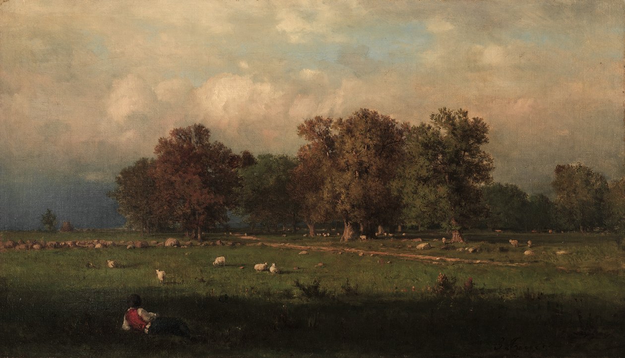 Durham, Connecticut, 1858. alkotó: George Inness