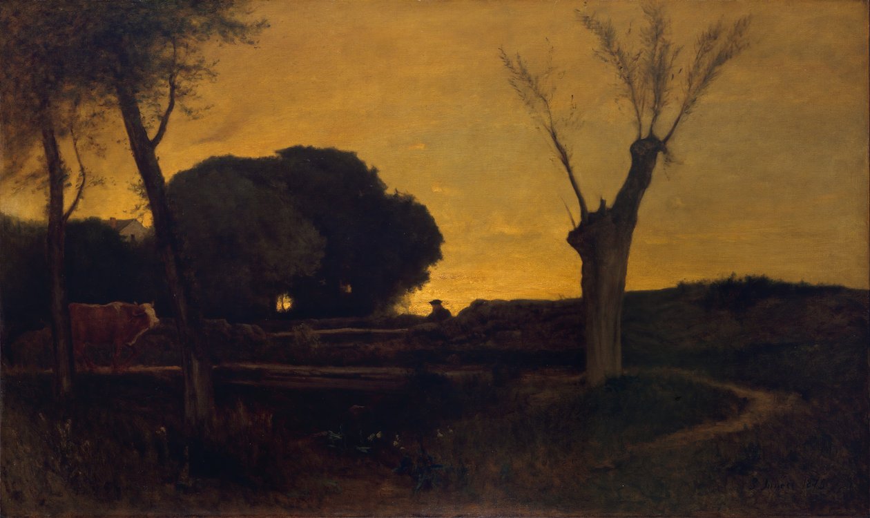 Este Medfieldben, Massachusettsben, 1875. alkotó: George Inness