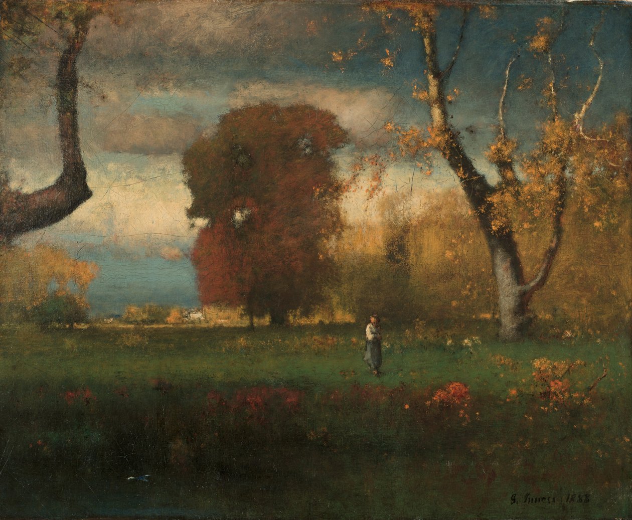 Tájkép alkotó: George Inness