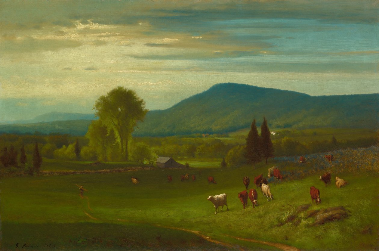 Nyár Catskillsben, 1867. alkotó: George Inness
