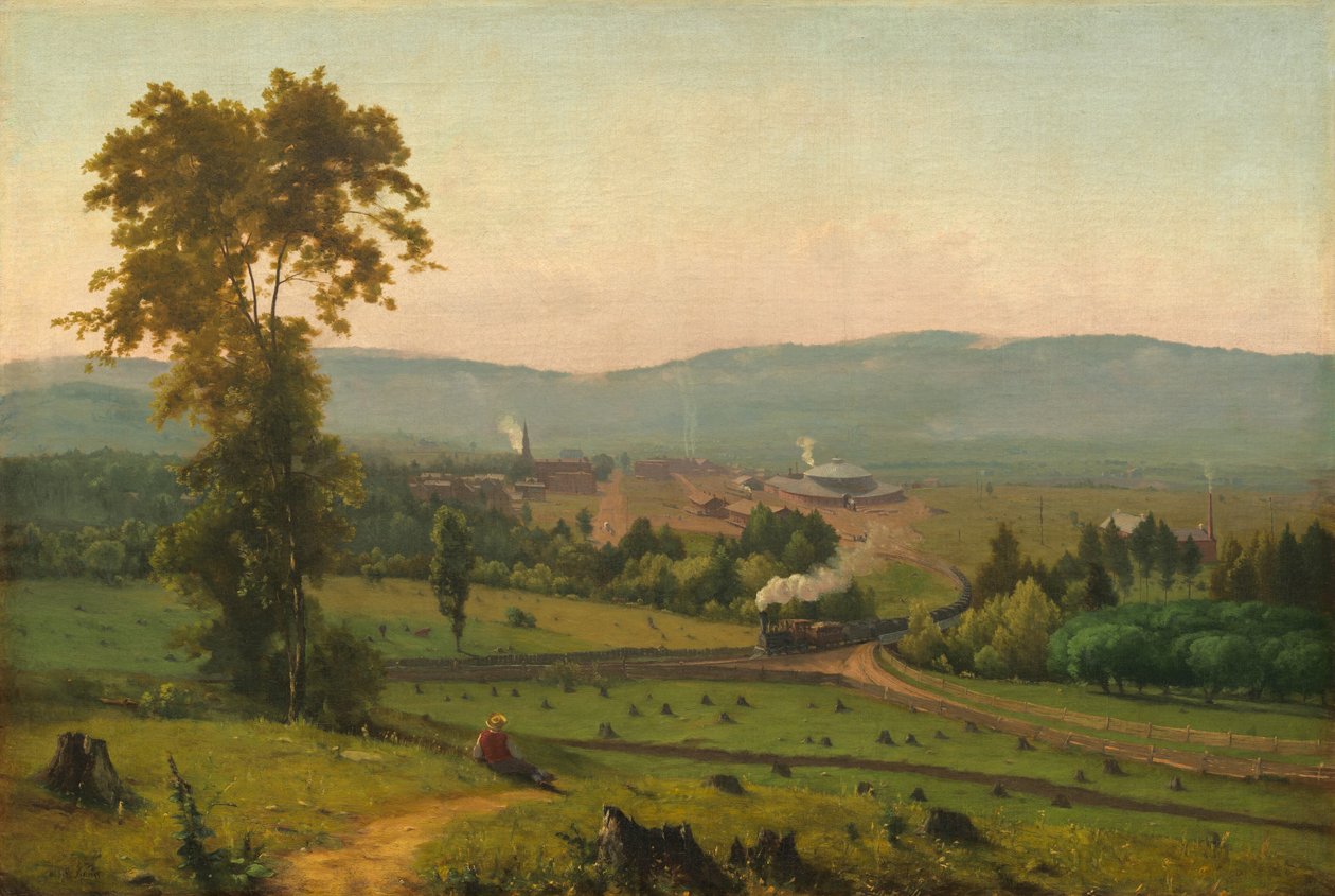A Lackawanna-völgy, kb. 1856. alkotó: George Inness