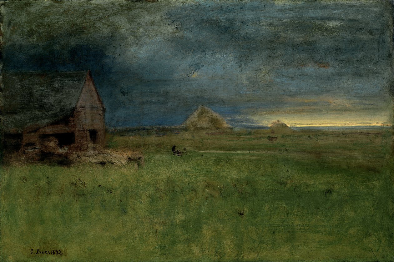 The Lonely Farm, Nantucket, 1892. alkotó: George Inness