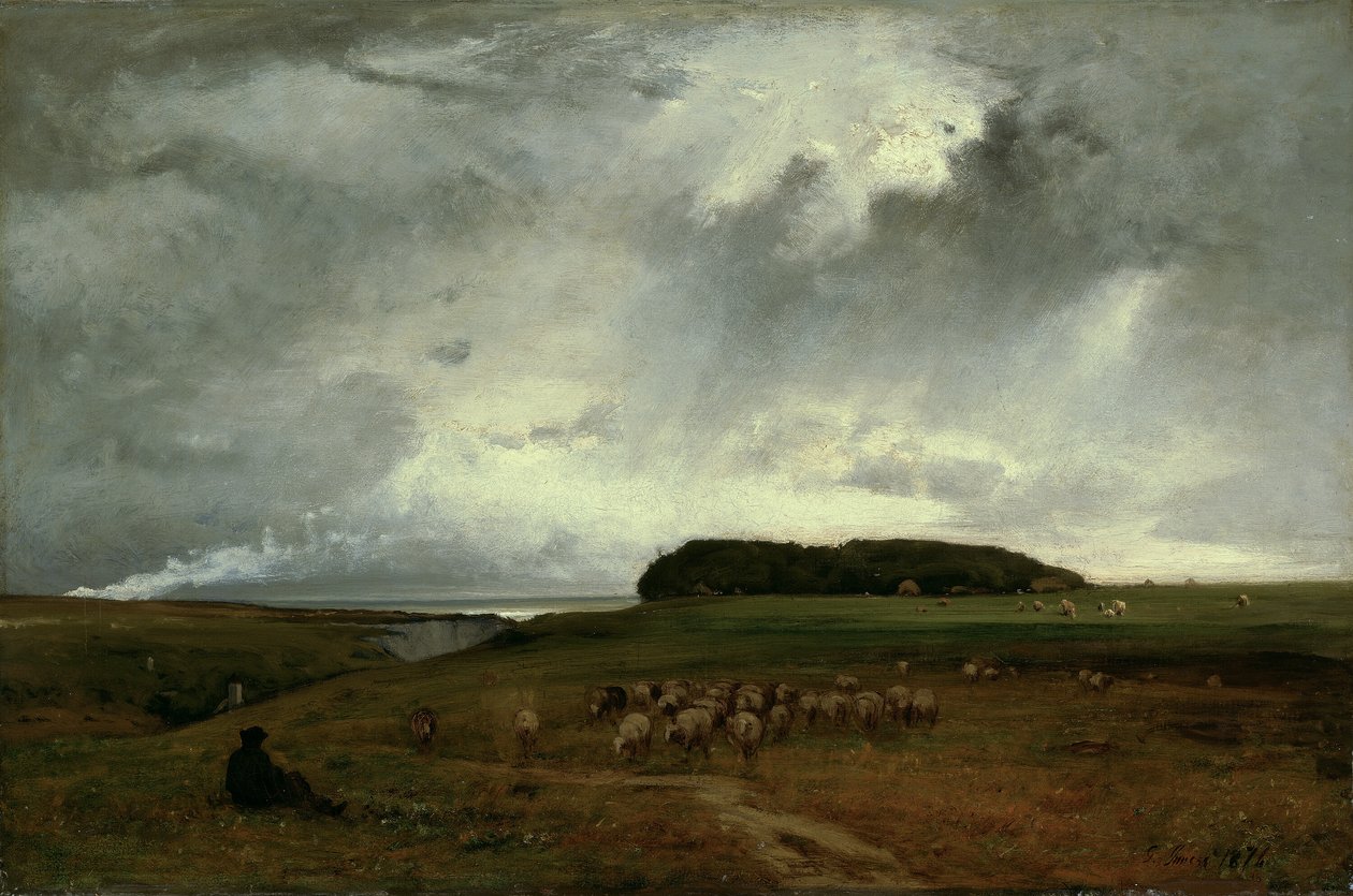 A vihar, 1876. alkotó: George Inness