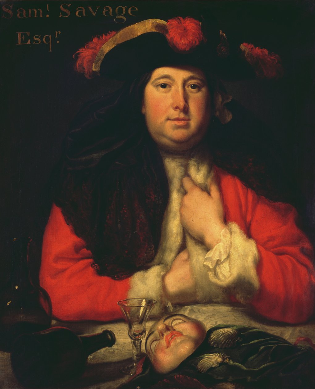 Samuel Savage Esq., 1744 alkotó: George Knapton