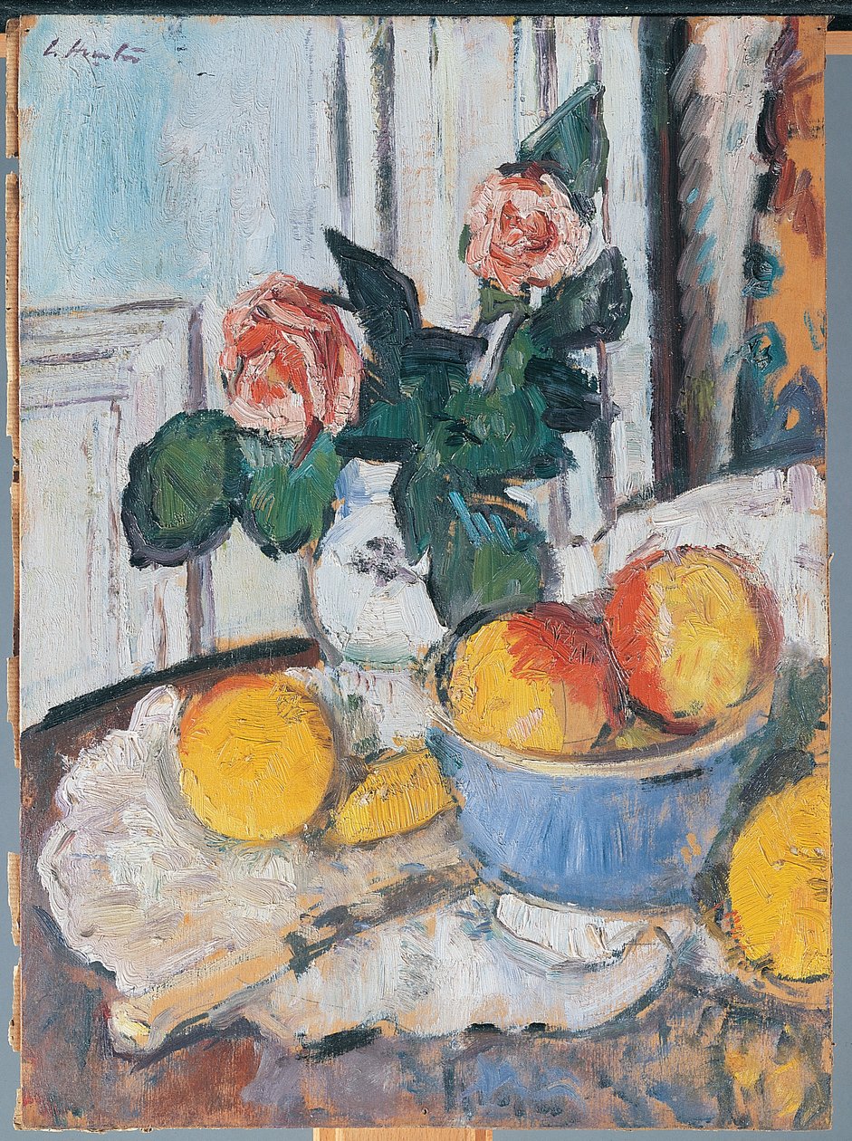 Csendélet alkotó: George Leslie Hunter
