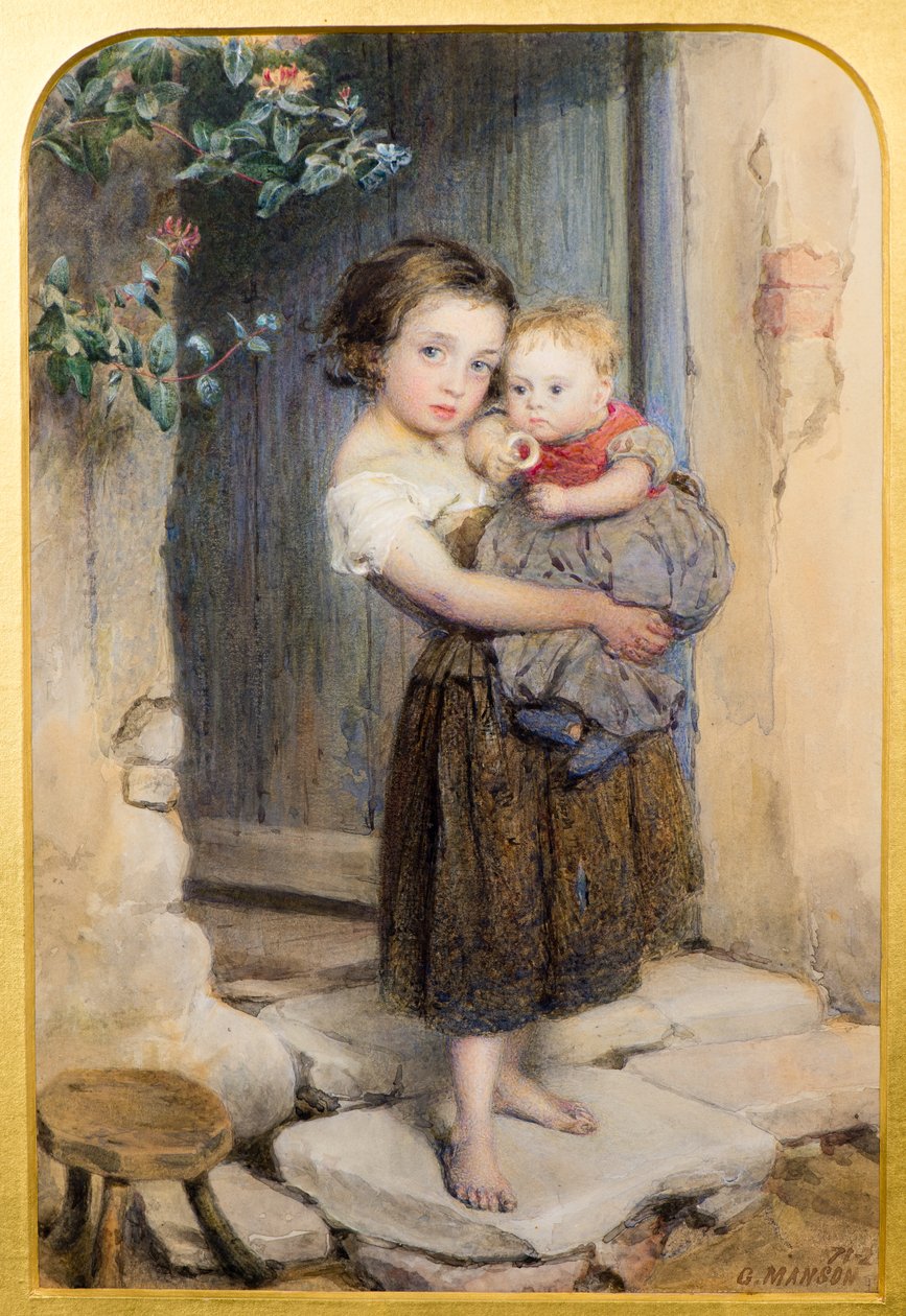 Lány és Gyermek alkotó: George Manson