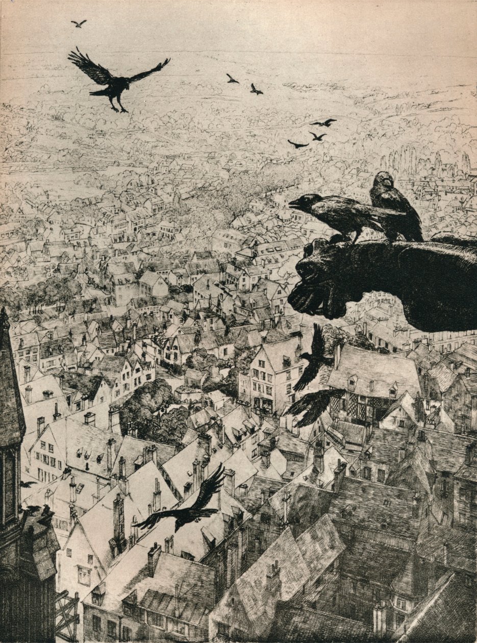 „A Chartres-i buckák”, 1917 alkotó: George Marples