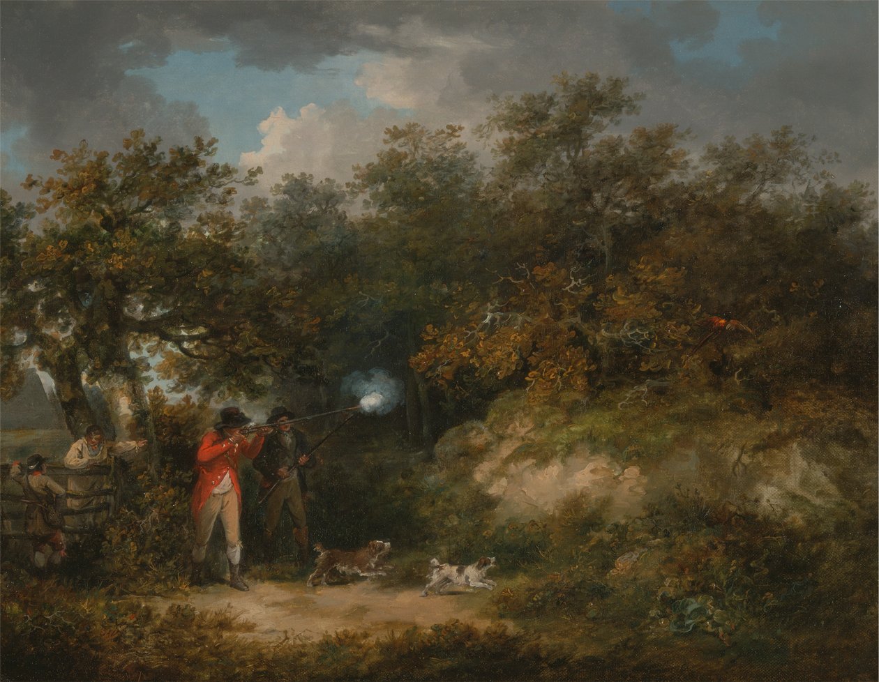 Fácánlövészet alkotó: George Morland