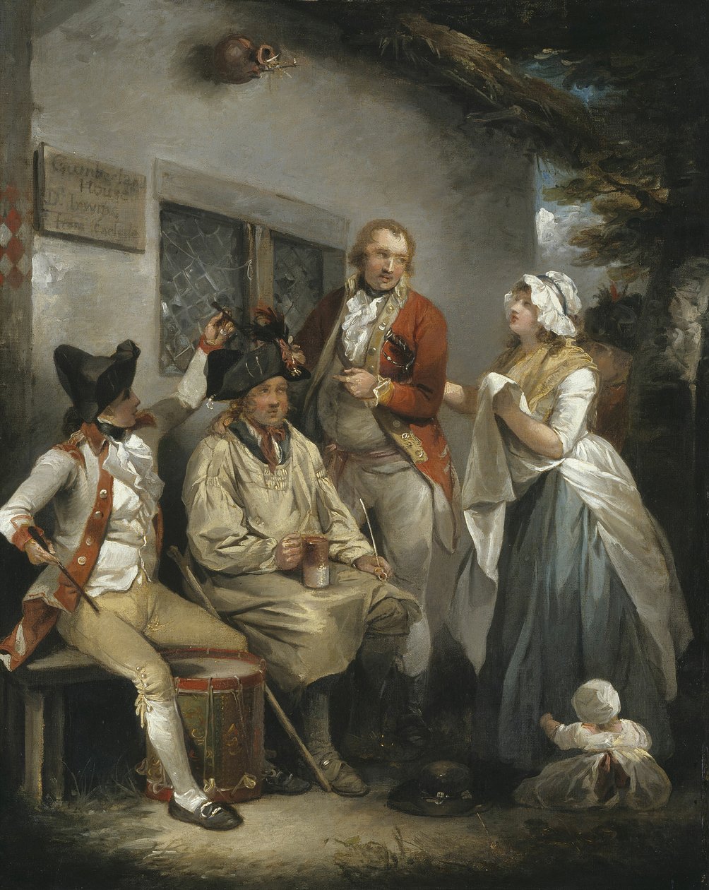 Trepanning a Recruit, c. 1790. alkotó: George Morland
