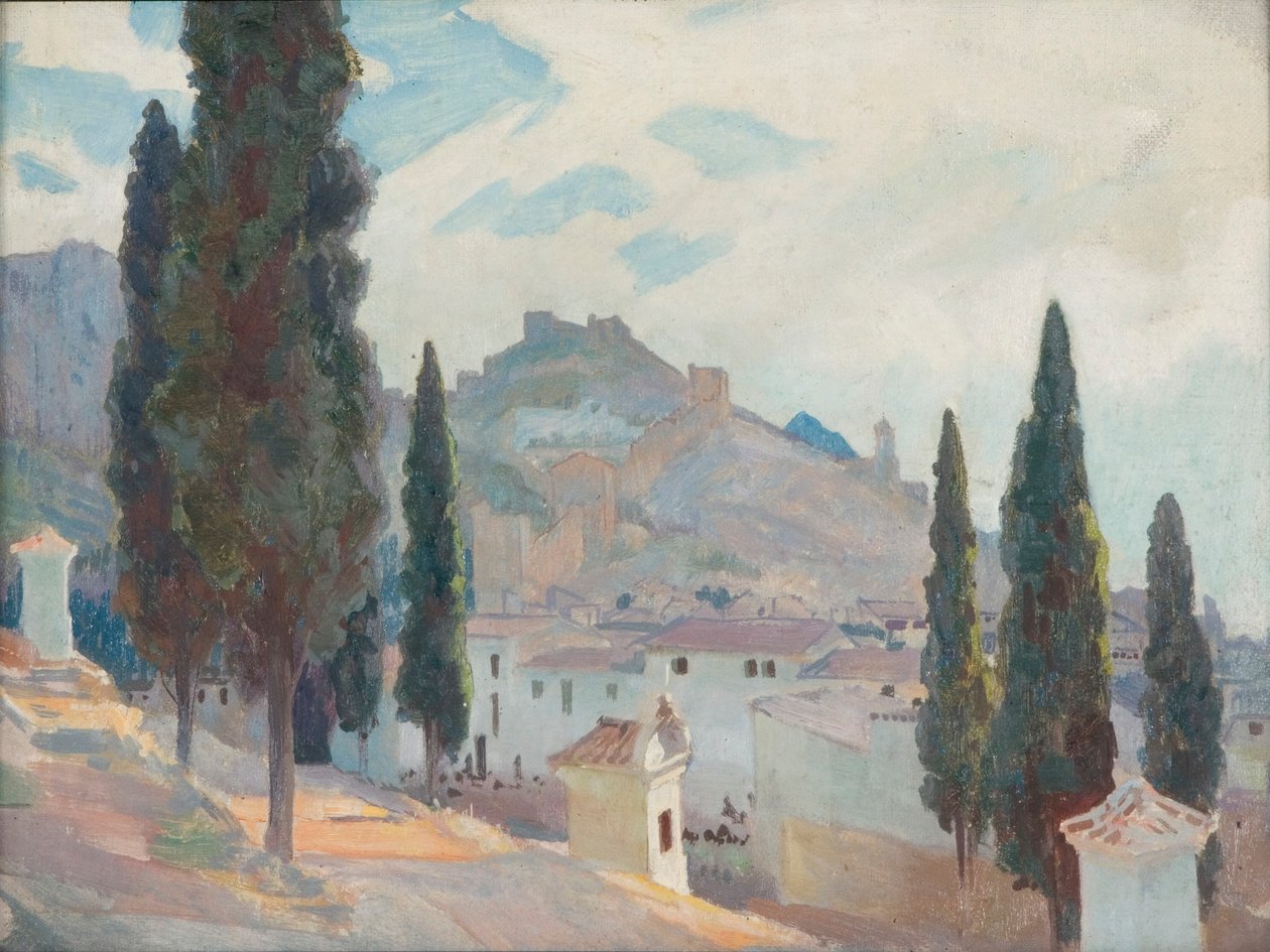 „Spanyol táj”, 1895-1933 alkotó: George Murray